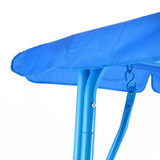 Kids Patio Swing Chair Children Porch Bench Canopy 2 Person Yard Furniture Red