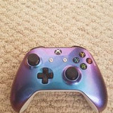 Purple and Blue Chameleon Front Housing Shell for Xbox One X for Xbox One S Wireless Controller