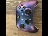 Purple and Blue Chameleon Front Housing Shell for Xbox One X for Xbox One S Wireless Controller