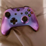 Purple and Blue Chameleon Front Housing Shell for Xbox One X for Xbox One S Wireless Controller