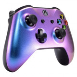 Purple and Blue Chameleon Front Housing Shell for Xbox One X for Xbox One S Wireless Controller