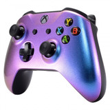 Purple and Blue Chameleon Front Housing Shell for Xbox One X for Xbox One S Wireless Controller