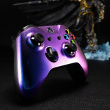 Purple and Blue Chameleon Front Housing Shell for Xbox One X for Xbox One S Wireless Controller