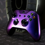 Purple and Blue Chameleon Front Housing Shell for Xbox One X for Xbox One S Wireless Controller