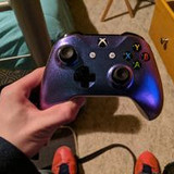 Purple and Blue Chameleon Front Housing Shell for Xbox One X for Xbox One S Wireless Controller