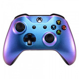 Purple and Blue Chameleon Front Housing Shell for Xbox One X for Xbox One S Wireless Controller