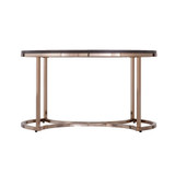 Silver Orchid Belle Round 3-piece Nesting Coffee Table Set - Espresso/Champagne