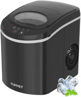 KUPPET Portable Ice Maker Self-Cleaning Electric Scoop and Basket, 9 Ice Cubes Ready in 6 minutes
