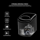 KUPPET Portable Ice Maker Self-Cleaning Electric Scoop and Basket, 9 Ice Cubes Ready in 6 minutes