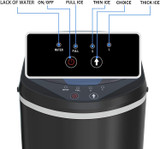 KUPPET Portable Ice Maker Self-Cleaning Electric Scoop and Basket, 9 Ice Cubes Ready in 6 minutes