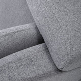 Modern Accent Fabric Chair Single Sofa Comfy Upholstered Arm Chair Living Room Furniture