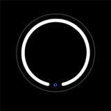 20" LED Mirror Illuminated Light Wall Mount Bathroom Round Make Up Touch Button