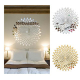 3d Self-adhesive Acrylic Mirror Wall Stickers Geometric Pattern Background Wall Decoration