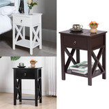 Wooden Coffee Side Table Nightstand Accent End Table Living Room Bedroom Furniture