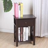 Wooden Coffee Side Table Nightstand Accent End Table Living Room Bedroom Furniture