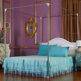 Stainless Steel Mosquito Netting Canopies Bed Frame/Post Twin Full Queen King Size