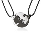 Yin Yang Couples Jewelry Necklace Pendant