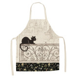 Beautifully illustrated aprons- PURRFECT for Family Cooking