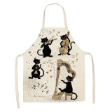Beautifully illustrated aprons- PURRFECT for Family Cooking