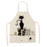 Beautifully illustrated aprons- PURRFECT for Family Cooking