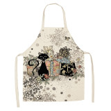 Beautifully illustrated aprons- PURRFECT for Family Cooking