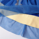 Mermaid Design Long-sleeve Dress