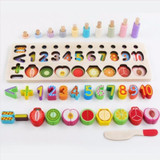 Wooden Montessori Educational Toys For Children Kids Early Learning