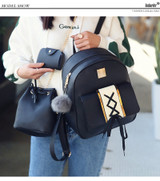 3 Pieces Set High Quality Backpacks