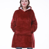 Oversized blanket hoodie,Wearable blanket hoodie for adults and kids