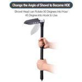 The Ultimate Survival Tool 25-in-1 Folding Shovel,Outdoor Multi-purpose Shovel Garden Tools