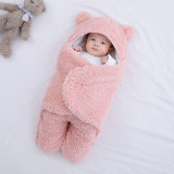 Baby Sleeping Bag,Fluffy Baby Sleeping Bag,Soft Fliffy Fleece Newborn Receiving Blanket