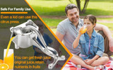 Manual Fruit Juicer Lemon Squeezer Citrus Press Heavy Duty Hand Press Fruit Juicer Detachable Lime Squeezer