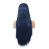 Long Silky Straight Hair Synthetic Lace Front Wig