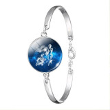 Zodiac Sign Bracelets Charm Glass Zodiac Sign Bracelets Charm Glass