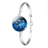 Zodiac Sign Bracelets Charm Glass Zodiac Sign Bracelets Charm Glass