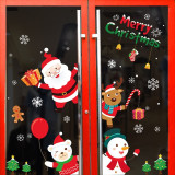 1 set White Snowflake Sticker Decoration Glass Window Kids Room Christmas Wall Stickers Home Decals Decoration New Year 2020