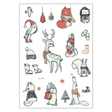 2020 Merry Christmas Window stickers Christmas decorations for home wall Glass Stickers New Year Home Decals Decor natal Noel