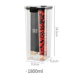 700/1300/1800ML Food Storage Container Plastic