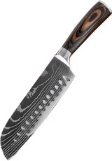 10-Piece Kitchen Knife Set - Laser Damascus Pattern