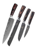 10-Piece Kitchen Knife Set - Laser Damascus Pattern