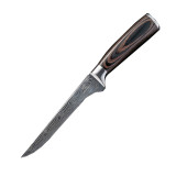 10-Piece Kitchen Knife Set - Laser Damascus Pattern