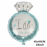 Big Wedding Foil Balloons Groom Bride Love Helium Ballon Air Baloon Birthday Party Decorations Adult Baloes Event Party Supplies