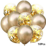 Wedding Foil Balloon Round Confetti Ballon Heart Helium Balloons Birthday Party Decorations Adult Kids Event Party Baloon Baloes