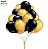 30pcs 10inch Birthday Decoration Balloon Gold Letter Ballon Wedding Balloons Birthday Party Decorations Adult Event Party Baloes
