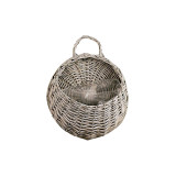 Wall Hanging Natural Wicker Flower Basket Flower Pot Planter Rattan Vase Basket