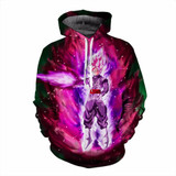 Dragon Ball Z Goku Super Saiyan Black Rose Hoodie
