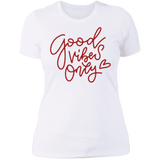 Good Vibes Only  Ladies' Boyfriend T-Shirt