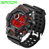 SANDA Men's Watch New Outdoor Casual Digital Watch Fashion Men's Sports Watch LED Quartz Clock relogio masculino
