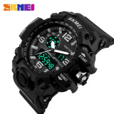 SKMEI New S Shock Men Sports Watches Big Dial Quartz Digital Watch For Men Luxury Brand LED Military Waterproof Men Wristwatches