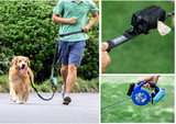 Dog Poop Bag Holder for Leash Attachment - Waste Bag Dispenser for Leash